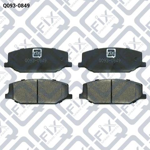 Колодки Q0930849 Q-FIX