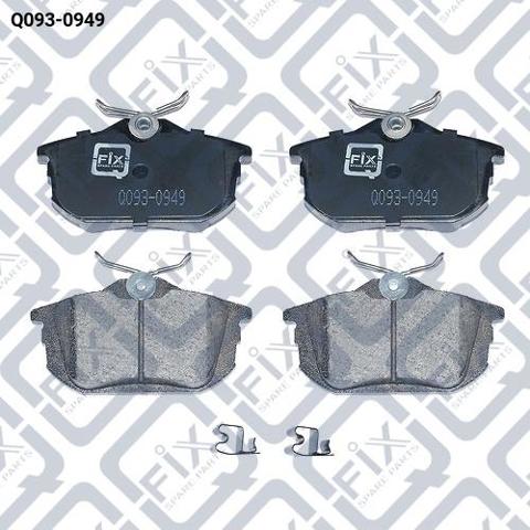Колодки дисковые  Q0930949 Q-FIX