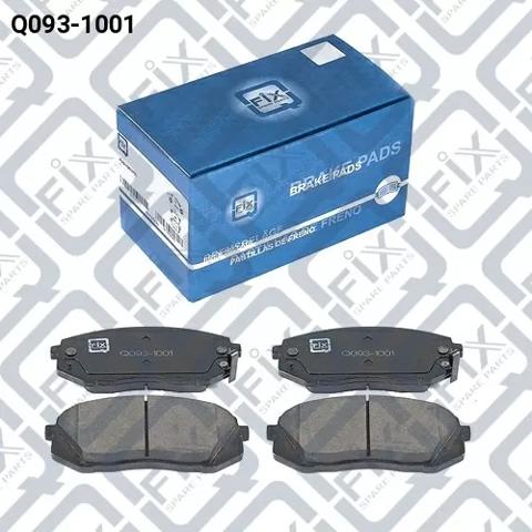 Колодки тормозные Q0931001 Q-FIX