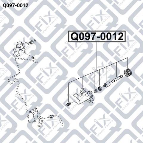 Q-FIX Q0970012 Рабочий цилиндр сцепления в наличии Днепр