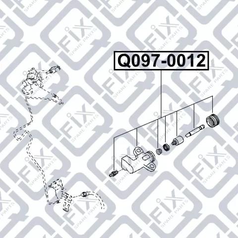 Q0970012 Q-FIX Рабочий цилиндр сцепления купить в Николаев
