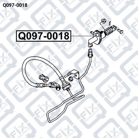 Q-FIX Q0970018 Цилиндр сцепления главный в наличии Николаев