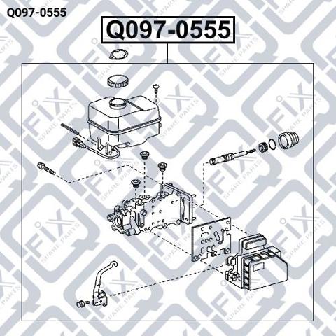 Q0970555 Q-FIX Цилиндр тормозной главный купить в Каменское
