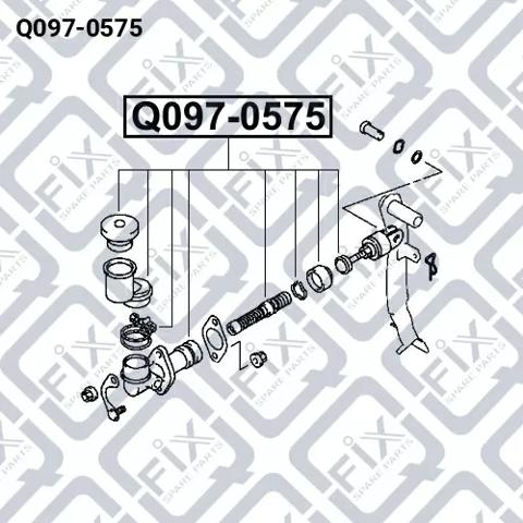 Цилиндр сцепления Q0970575 Q-FIX