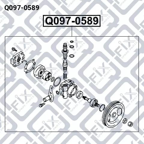Насос гидравлики Q0970589 Q-FIX