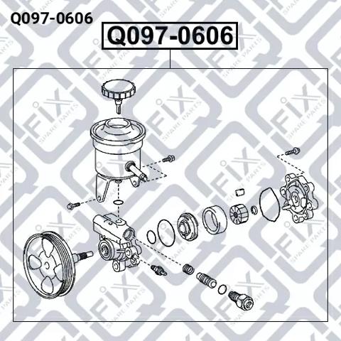 Q0970606 Q-FIX Насос ГУР купить в Чернигов