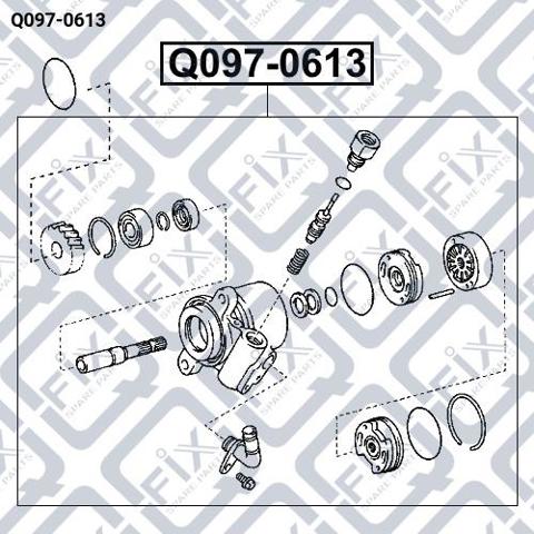 Насос гидравлики Q0970613 Q-FIX