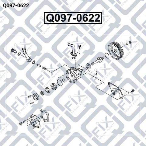 Насос гидравлики Q0970622 Q-FIX