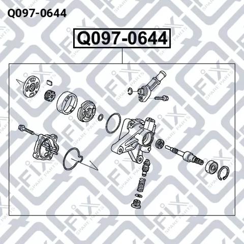 Q-FIX Q0970644 Насос ГУР в наличии Черновцы