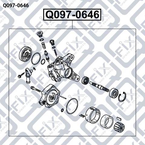 Насос ГУР Q0970646 Q-FIX