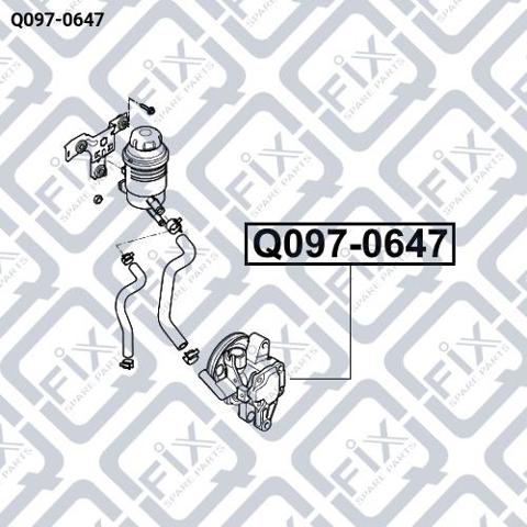 Q0970647 Q-FIX Насос ГУР купить в Николаев