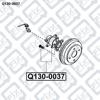 Ступица задняя Q1300037 Q-FIX
