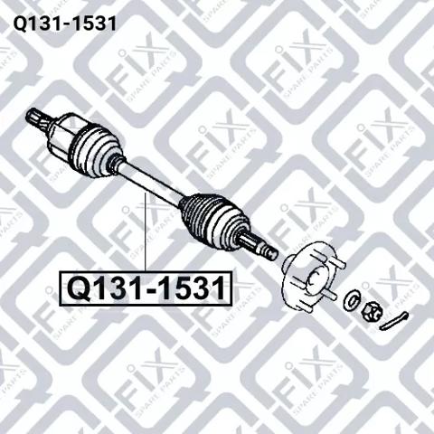 Привод передний левый Q1311531 Q-FIX