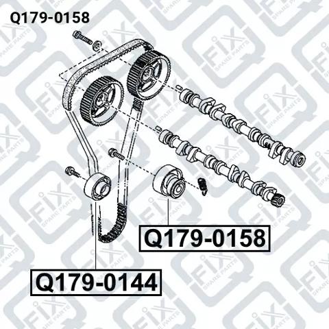 Q1790158 Q-FIX Ролик ГРМ купить в Одесса
