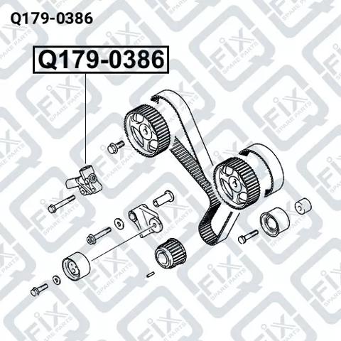 Натяжной ролик ремня ГРМ Q1790386 Q-FIX