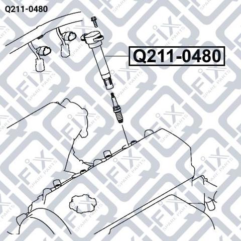 Q2110480 Q-FIX Катушка зажигания купить в Черкассы