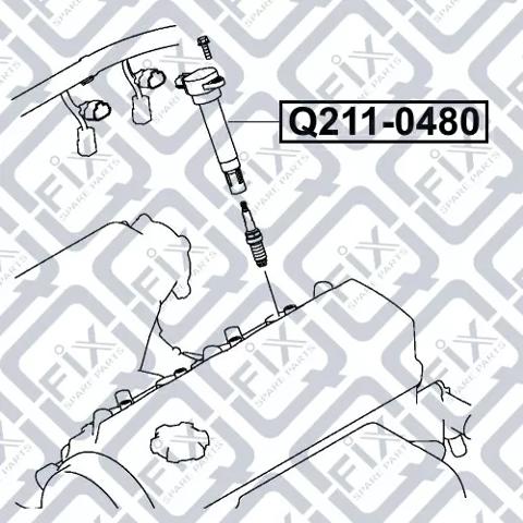 Q-FIX Q2110480 Катушка зажигания в наличии Винница