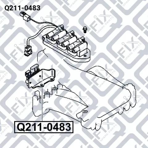 Коммутатор системы зажигания Q2110483 Q-FIX