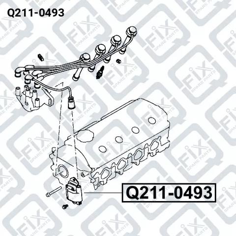 Q-FIX Q2110493 Катушка зажигания в наличии Хмельницкий
