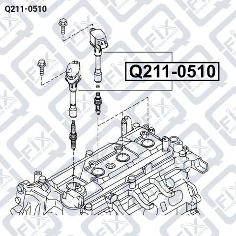 Q-FIX Q2110510 Катушка зажигания в наличии Киев