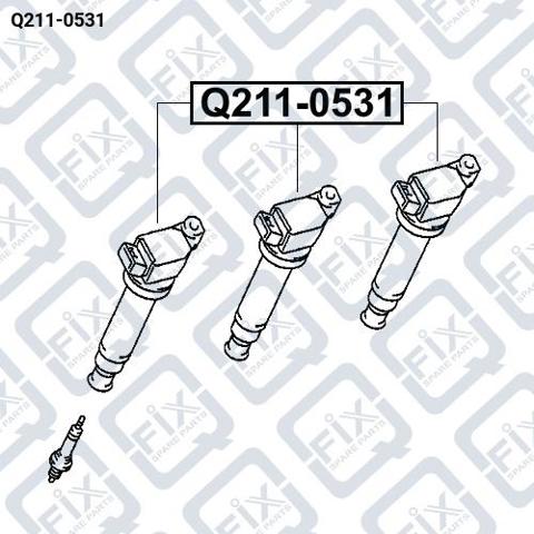 Катушка зажигания Q2110531 Q-FIX