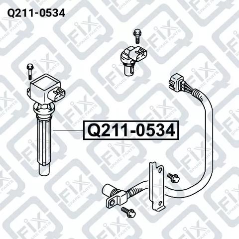 Катушка зажигания Q2110534 Q-FIX