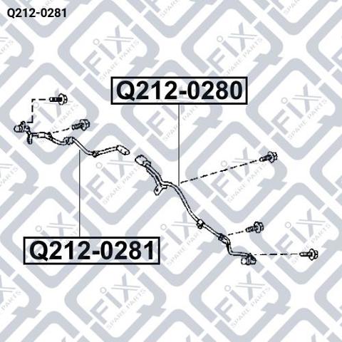 Датчик ABS задний правый Q2120281 Q-FIX