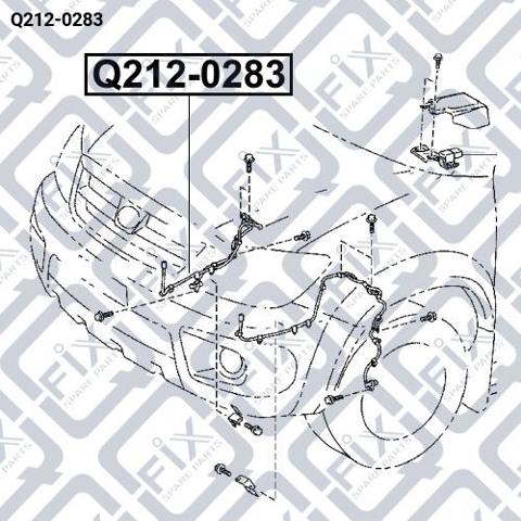 Q-FIX Q2120283 Датчик АБС (ABS) передний правый в наличии Харьков