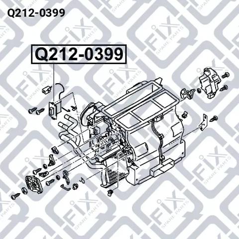 Реле печки Q2120399 Q-FIX