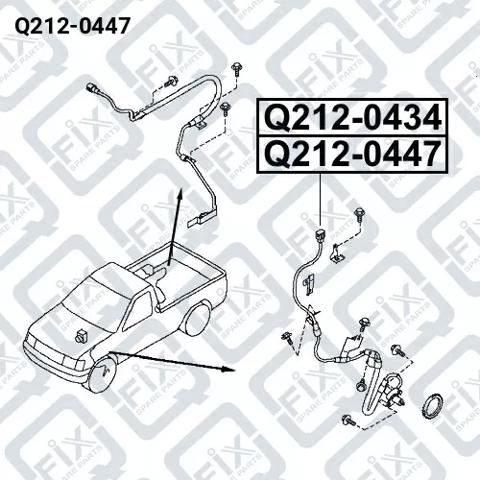 Q-FIX Q2120447 Датчик АБС (ABS) передний левый в наличии Ирпень