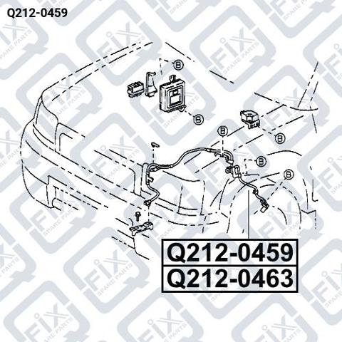 Q-FIX Q2120459 Датчик АБС (ABS) передний правый в наличии Сумы