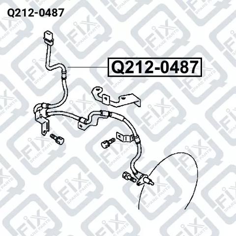 Q-FIX Q2120487 Датчик АБС (ABS) передний левый в наличии Ирпень