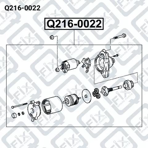 Стартер автомобиля Q2160022 Q-FIX