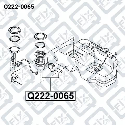 Q-FIX Q2220065 Модуль топливного насоса с датчиком уровня топлива в наличии Киев