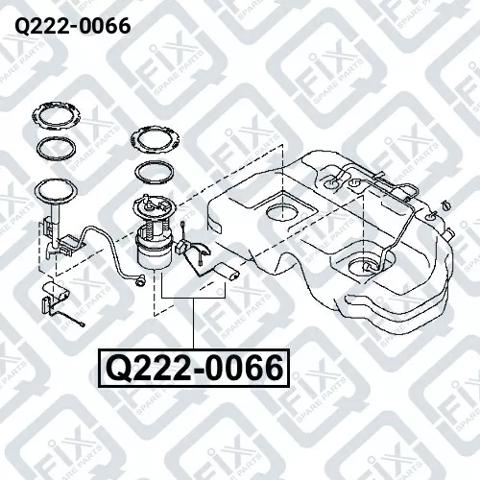 Q2220066 Q-FIX Топливный насос электрический погружной купить в Черкассы