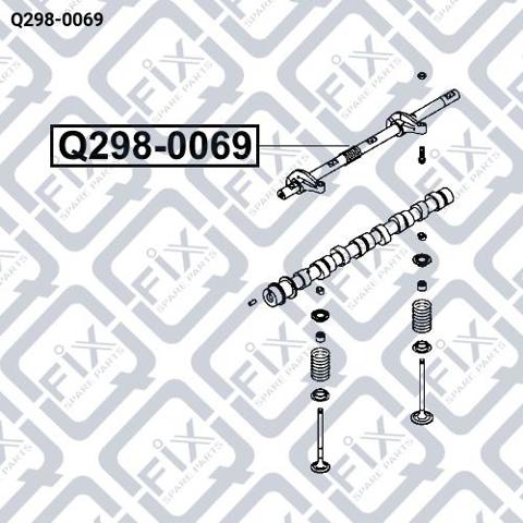 Q2980069 Q-FIX Ось коромысла рокеров купить в Чернигов