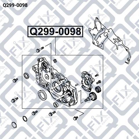 Q2990098 Q-FIX Насос масляный купить в Ровно