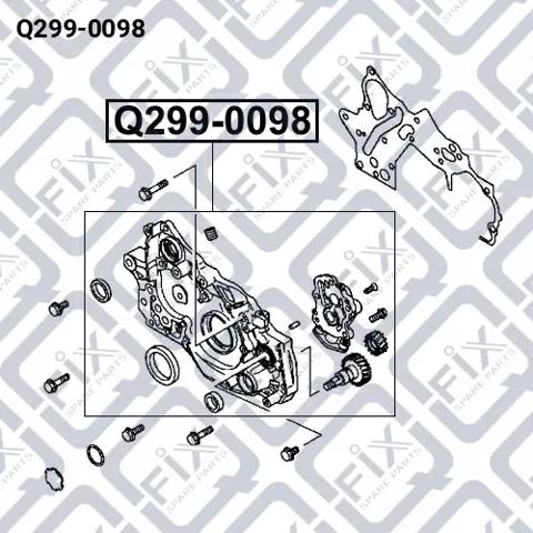 Q-FIX Q2990098 Насос масляный в наличии Черкассы