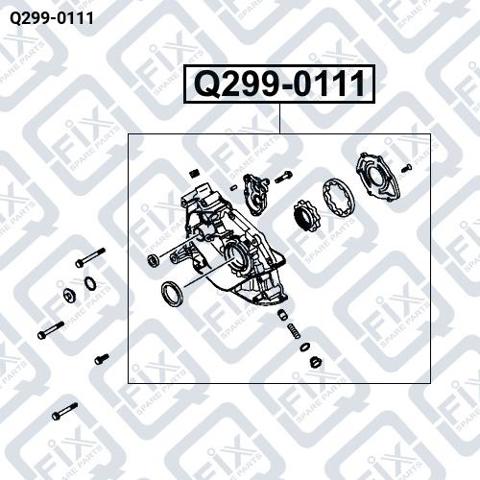 Q2990111 Q-FIX Насос масляный купить в Кривой Рог