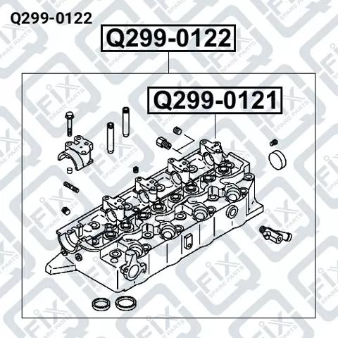 Головка двигателя Q2990122 Q-FIX