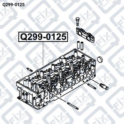 Q-FIX Q2990125 Головка блока цилиндров (ГБЦ) в наличии Львов