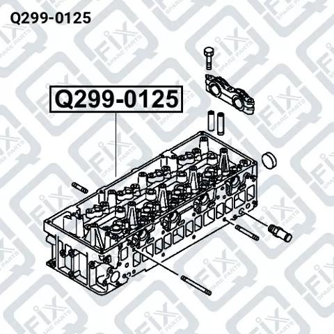 Q-FIX Q2990125 Головка блока цилиндров (ГБЦ) в наличии Чернигов