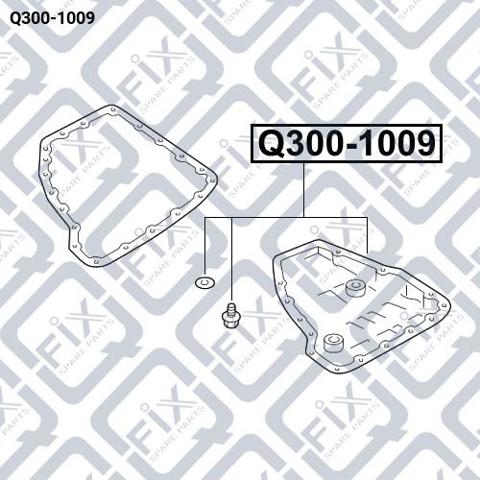 Поддон АКПП Q3001009 Q-FIX