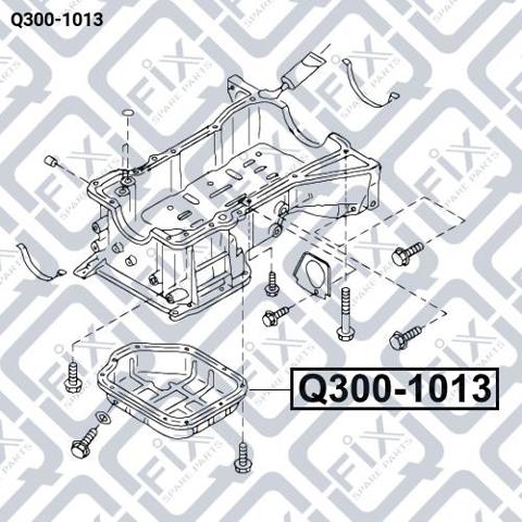Масляный поддон Q3001013 Q-FIX