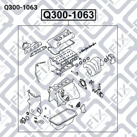 Комплект прокладок на двигатель Q3001063 Q-FIX