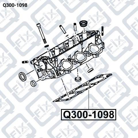Прокладка ГБЦ Q3001098 Q-FIX