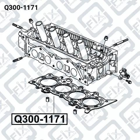 Прокладка ГБЦ Q3001171 Q-FIX