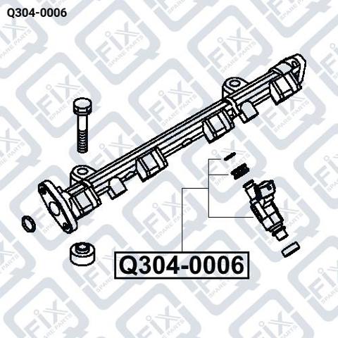 Q-FIX Q3040006 Форсунка впрыска топлива в наличии Ровно