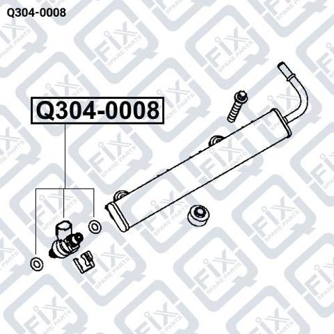 Q-FIX Q3040008 Форсунка впрыска топлива в наличии Тернополь