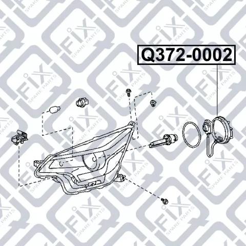 Блок розжига, ксенон Q3720002 Q-FIX